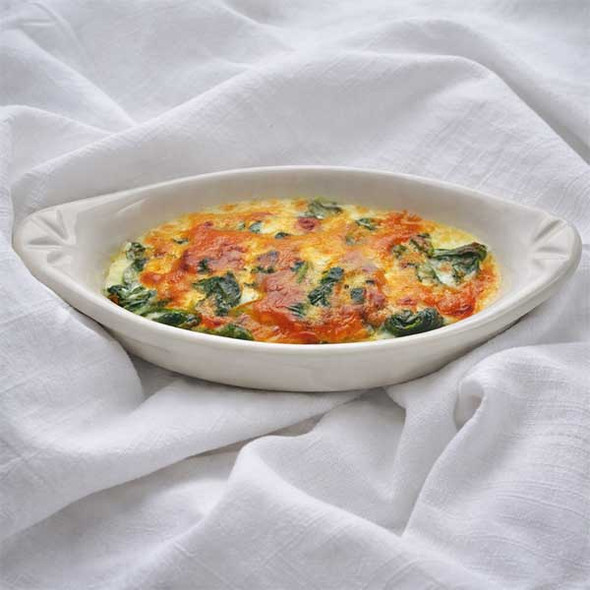 Steelite HL45340AWHA Hall China 8 oz. Rarebit, White