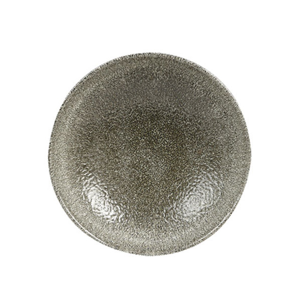 Churchill RKBQEVB71 Raku 15 oz. Bowl, Evolve, Ceramic, Quartz Black - 12/Case