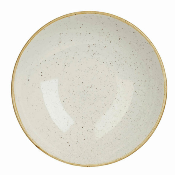 Churchill SWHSEVB71 Stonecast 15 oz. Bowl, Ceramic, Barely White - 12/Case
