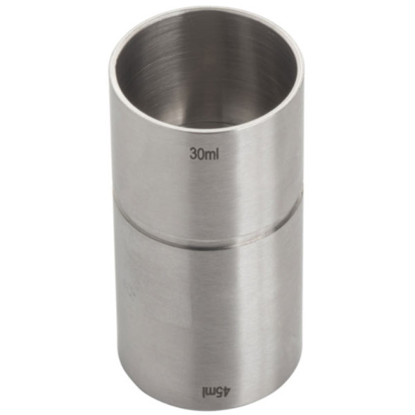 Jigger, 3/4 x 1-1/4 oz., rolled edge, stainless steel