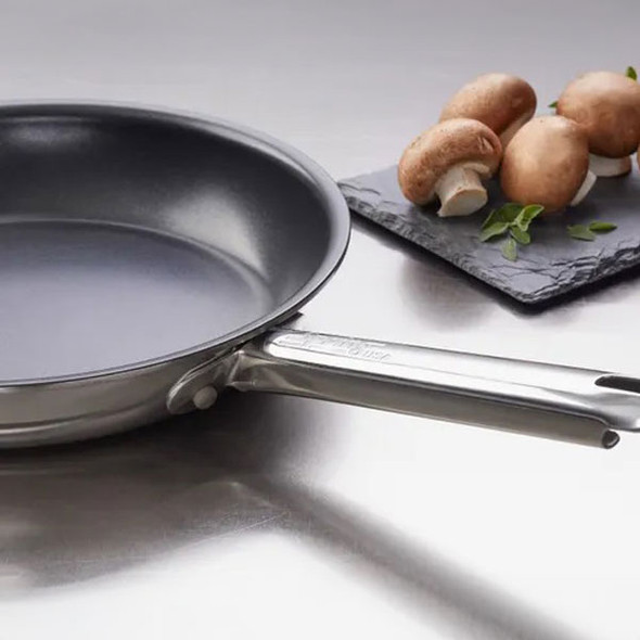 Spring USA 8478-60/28A Vulcano 11" Fry Pan, Whitford Quantanium, Stainless Steel