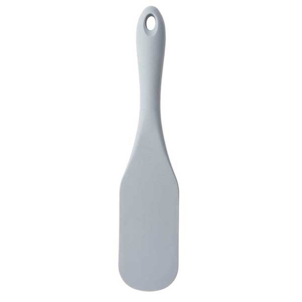 Tablecraft 11839 8-3/4" High Temp Spurtle, Silicone, Gray