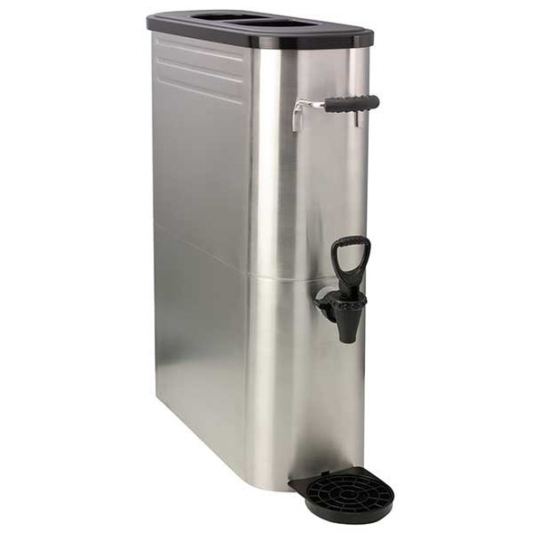 Service Ideas ITSLS5GPL 5 gal. Slim Tea Urn, Rectangle
