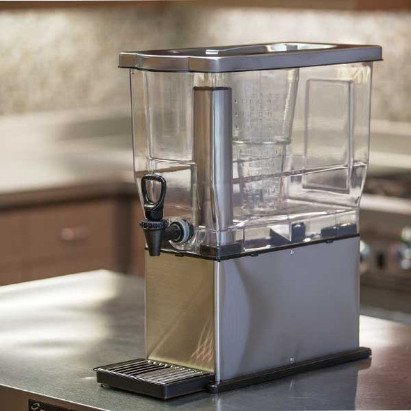 Service Ideas CBDT3SS Essential 3 gal. Cold Beverage Dispenser, Rectangle
