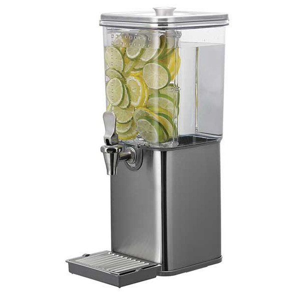 Service Ideas SCD15SS 1.5 gal. Beverage Dispenser, Square