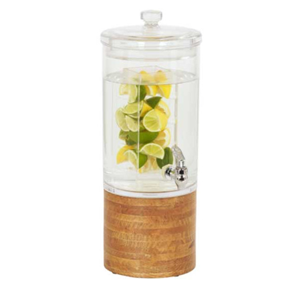 Cal-Mil 4306-1INF-99 Madera 1.5 gal. Beverage Dispenser, Infusion Chamber, Round