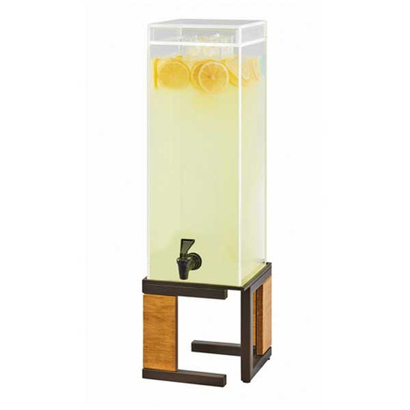 Cal-Mil 3906-3-84 Sierra 3 gal. Beverage Dispenser, Ice Chamber, Square