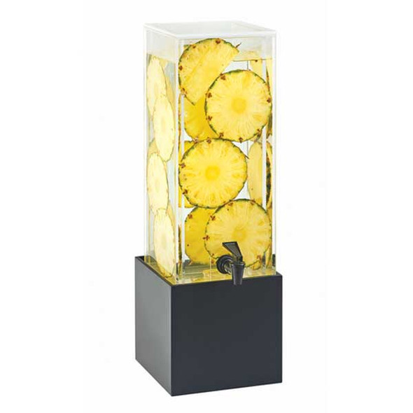 Cal-Mil 3697-3-96 Midnight Bamboo 3 gal. Beverage Dispenser, Square