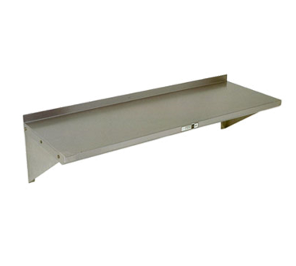 John Boos EWS8-1296 Wall Mounted Shelf - 12" x 96"