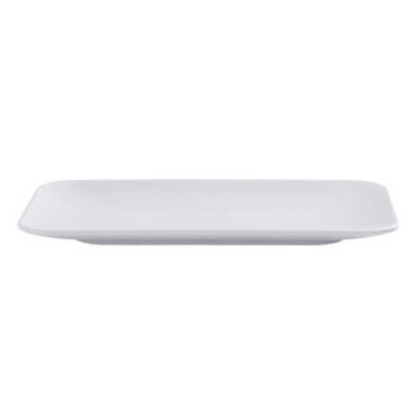 American Metalcraft MCP12WH Mix & Match Collection 12" x 7" Rectangular Platter, White