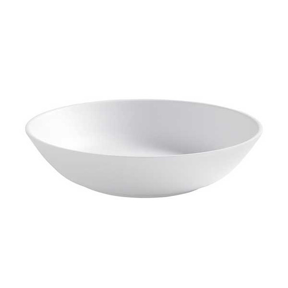 American Metalcraft MCB24WH Mix & Match 24 oz. Round, Melamine, Coupe  Bowl, White