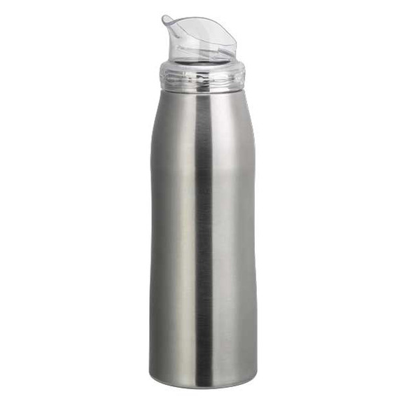 Service Ideas VV10SSLG VersaVac 1.0 Liter Large Pour Bottle, Brushed Stainless