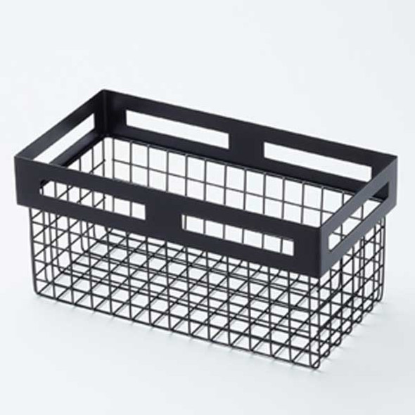 American Metalcraft BNRB126 Black Twilight 12-1/2" x 6-1/2" x 6" H Nestable Display Basket