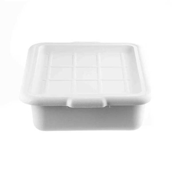 Tablecraft 1531G Tote Box Cover 21 3/4" x 16" x 1", Gray