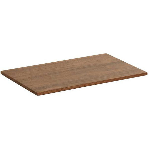 Cal-Mil 23180-1220-78 Sydney 20" x 12" Serving Flat, Walnut