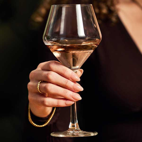 Libbey 1009403 Contour Pour Control 16 oz. Wine Glass