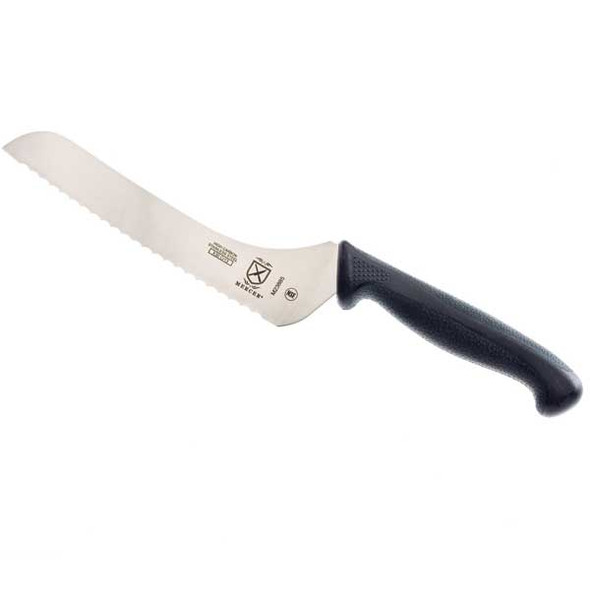 Mercer Culinary M23885 Millennia 7" Bread Knife, Offset, Scalloped