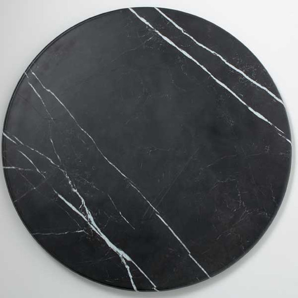 American Metalcraft MB21 Melamine Naturals 21-1/2" Serving Board, Melamine, Black Marble