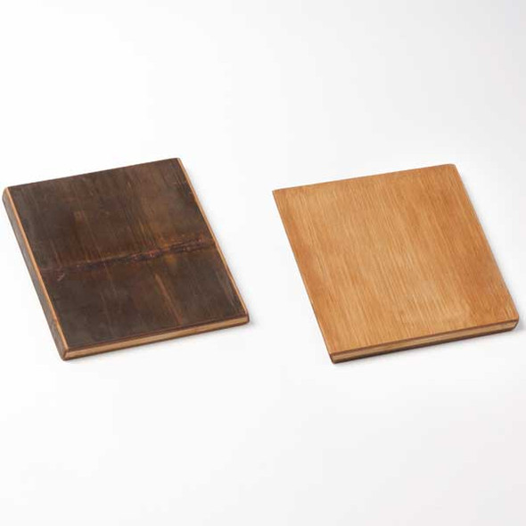 American Metalcraft BWB109 Bamboo 10" x 9" Serving Board, Carbonized