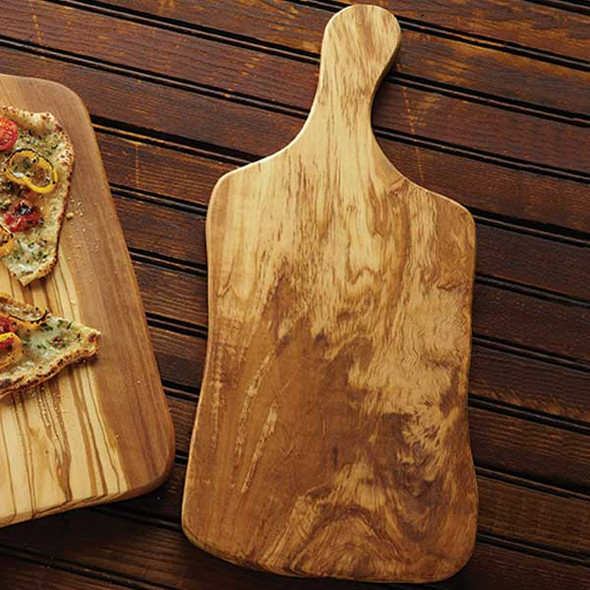 American Metalcraft OWP157 Olive Wood 12-3/8" x 7" Serving Board