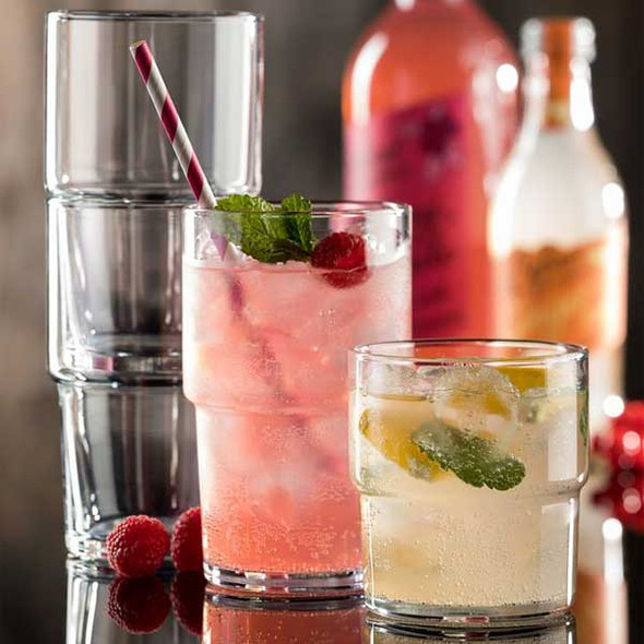 Steelite P420945 Pasabahce Hill 10-1/2 oz. Rocks Glass