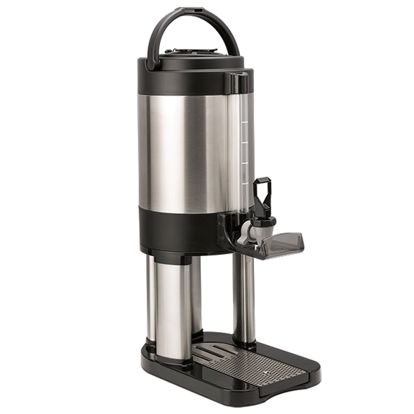 Service Ideas GIUSL15G 1.5 gal. Beverage Dispenser, Insulated, Round, Black