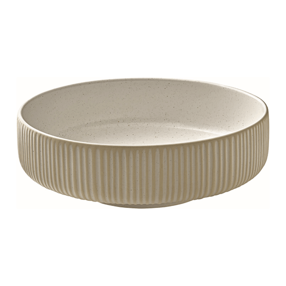 Libbey 701316691000582 Nara 6-1/4" Round Dish w/High Rim, White, 6/Case