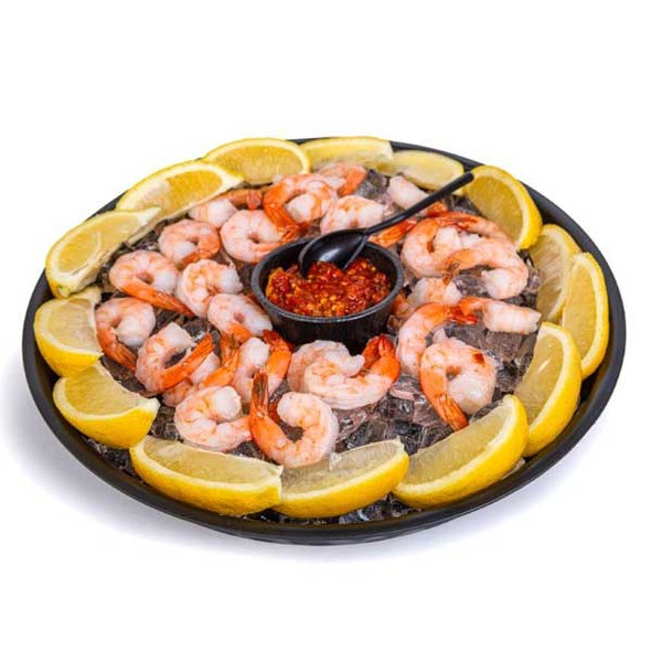 HS Inc. HS1073-CH 16" Seafood Tray, ABS Plastic, Charcoal