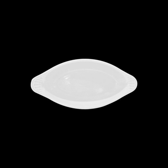 Steelite DCI627UW 8 oz. Welsh Rarebit Dish, Ceramic, Ultra White