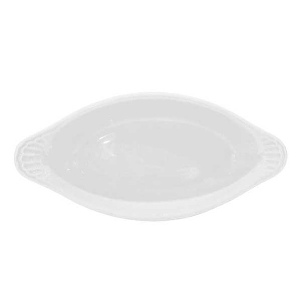 Steelite DCI627UW 8 oz. Welsh Rarebit Dish, Ceramic, Ultra White