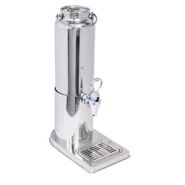 Eastern Tabletop 7561 Park Ave 3 qt. Milk Dispenser, Ice Chamber, Round