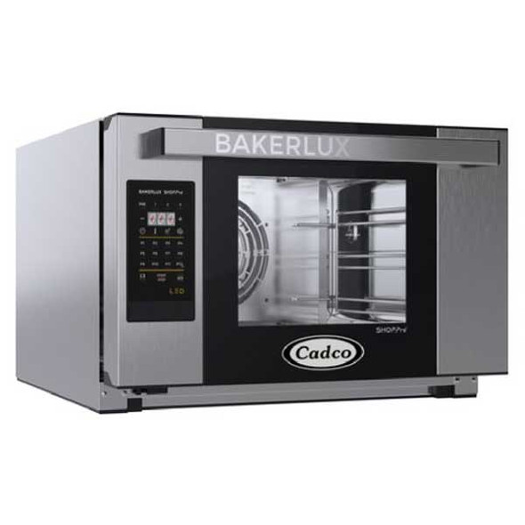Cadco XAFT-03HS-LD Bakerlux LED Heavy-Duty Half-Size Digital Convection Oven, 208-240V, 1 Phase