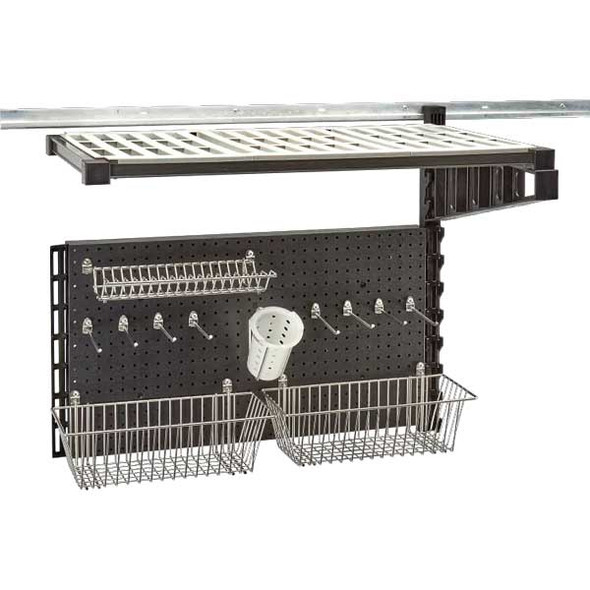 Cambro EWSA36PREP110 Camshelving Elevation 40" x 18" Wall Shelving Prep Station Add-On Kit