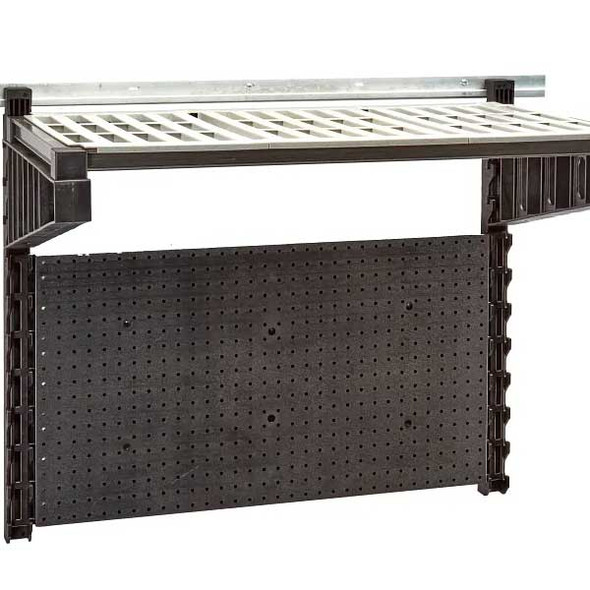 Cambro EWS36TASK110 Camshelving Elevation 40" x 18" Wall Shelving Task Station Kit