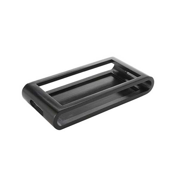American Metalcraft MWTE21 21-3/4" x 9-3/8" Serving Tray, Espresso, Mango Wood