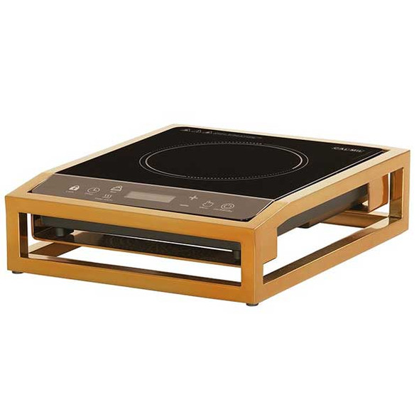 Cal-Mil 23788-130 Brooklyn Countertop Induction Unit, Antique Brass
