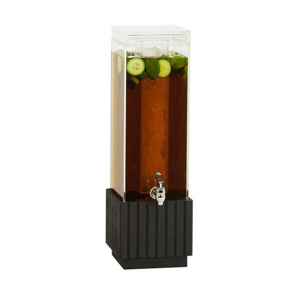 Cal-Mil 23790-3-13 Brooklyn 3 gal. Beverage Dispenser, Ice Chamber, Square