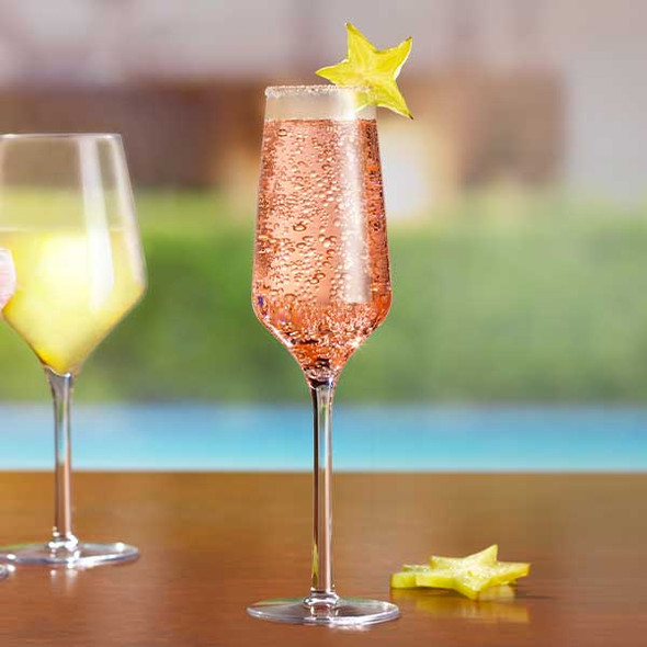 Libbey 92451 Infinium Prism 8-1/2 oz. Flute, Tritan