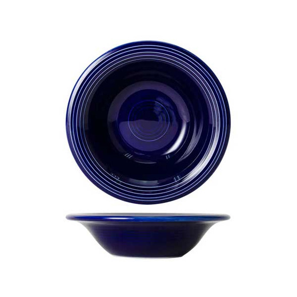 Tuxton CCD-110G Concentrix 11 oz. Cereal Bowl, Vitrified China, Cobalt - 24/Case