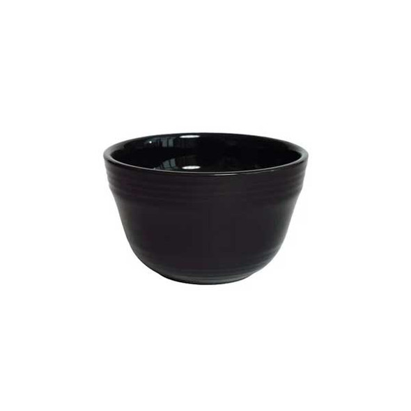 Tuxton CBB-0752 Concentrix 7.5 oz. Bouillon Cup, Vitrified China, Black - 24/Case