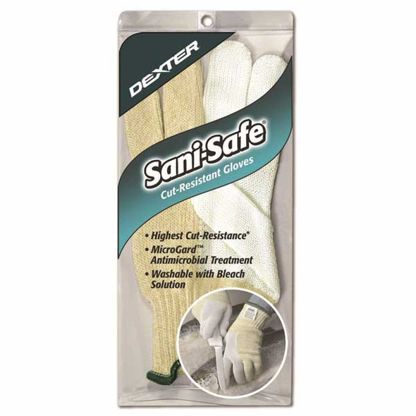 Dexter Russell 82023 Sani-Safe Cut Resistant Glove, Large, Green