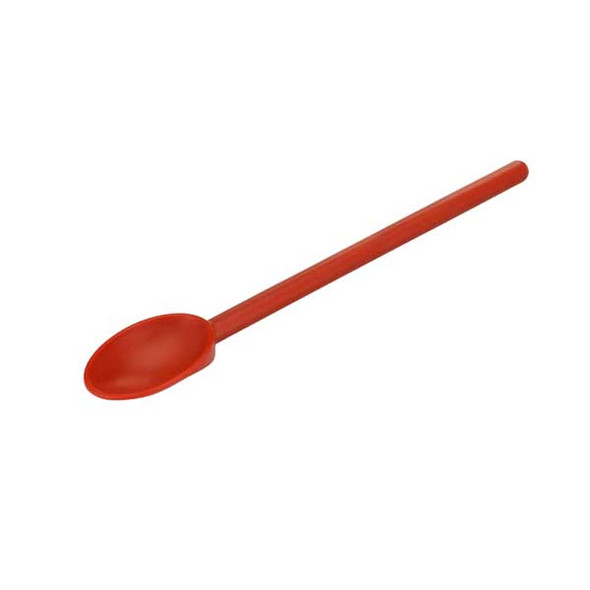 Matfer 113332 Exoglass 12" High Temperature Spoon, Red 