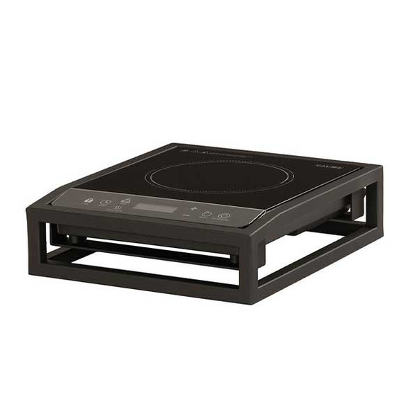 Cal-Mil 23126-13 Milo 13"x 16"x 4" Rectangular Induction Unit w/Stove, Black