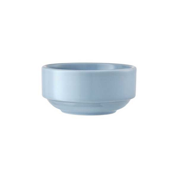 Libbey 113643 Storytellers Porcelana Color 10.5 oz. Nestabowl, Porcelain, Mist - 36/Case