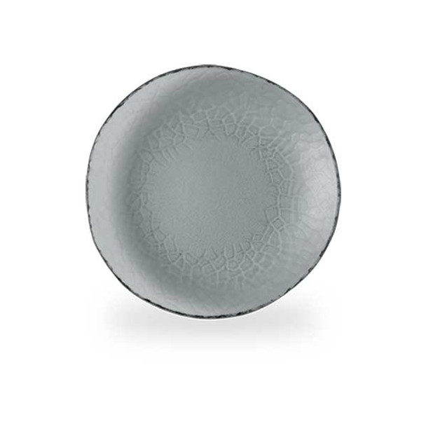 Churchill GLVDTBP11 Viana Glass 8.8" Organic Plate, Glass - 6/Case