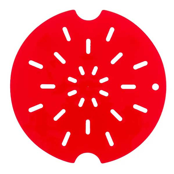 Cambro 6RGSFPDPP266 FreshPro CamRounds 6 & 8 Qt. Drain Shelf, Red - 6/Case