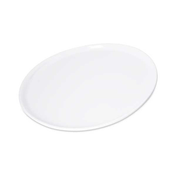 Carlisle 5300002 Stadia 10-1/2" Dinner Plate, Melamine, White - 12/Case