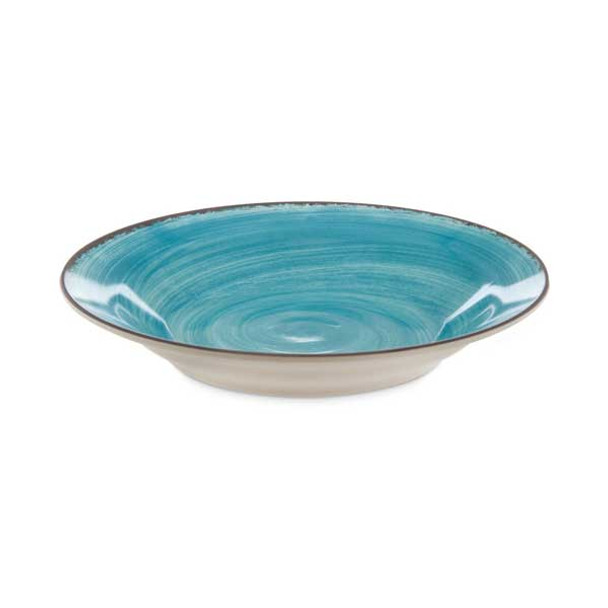 Carlisle 5400315 Mingle 18-1/2 oz. Soup Bowl, Melamine, Aqua - 6/Case