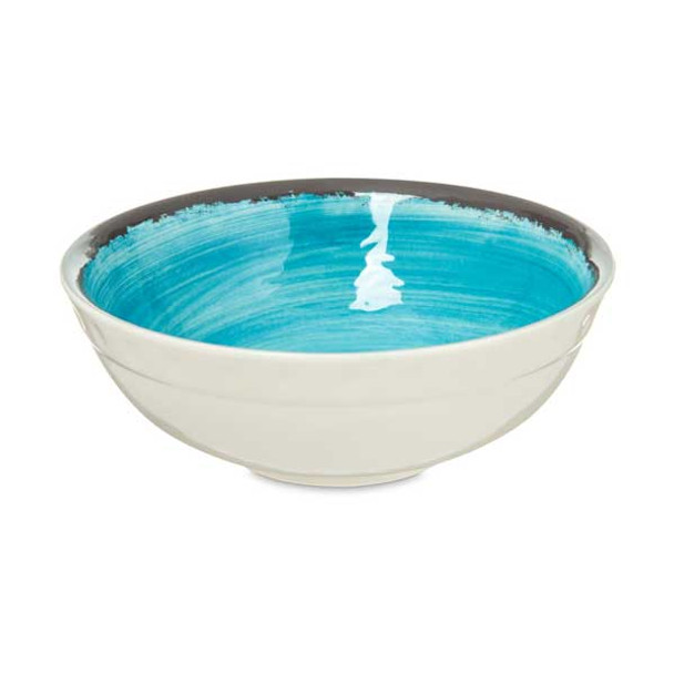 Carlisle 5400515 Mingle 17 oz. Serving Bowl, Melamine, Aqua - 12/Case