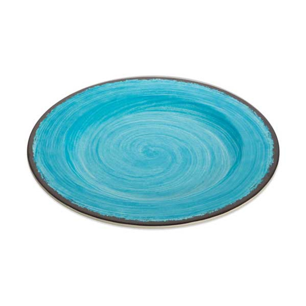 Carlisle 5400115 Mingle 11" Dinner Plate, Melamine, Aqua - 12/Case